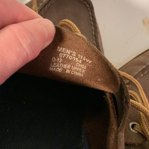 Sperry leather loafers, men’s 11-1/2 wide - Picture 7 of 7